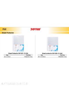 Foto Joyko Sheet Protector SHP-202-10 (A4) Plastik Pelindung Dokument Multiholes di Binder merek Joyko