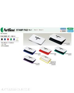 E-Katalog image atk Bantalan Tinta Stempel Artline EHJU-3 Stamp Pad No. 1 Uninked (67 x 106 mm)