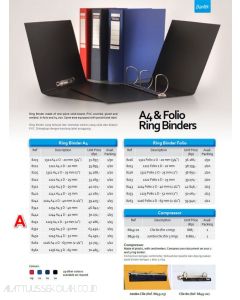 Contoh Bantex 8222 Ring Binder 1222 A4 2D-25mm Map berkas arsip merek Bantex