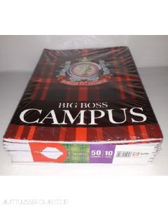 Katalog brosur gambar peralatan Buku Tulis - Catatan & Bloknote seperti BigBoss Buku Tulis Maxy Campus 50 lembar