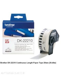 Brother DK-22210 Continuous Length Paper Tape 29mm (30.48m) gambar terbaru