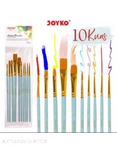 Jual Kuas Lukis Cat Air Cat Minyak Akrilik Set Joyko Brush BR-17 terlengkap di toko alat tulis