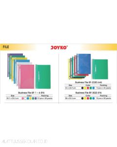 Foto Joyko Business File BF-2330/A4 Map Plastik Snelhecter merek Joyko