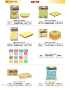 Contoh Sticky Note Joyko Memo Stick MMS-16 merek Joyko