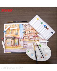 Contoh Joyko Palette PLT-111 Palet Wadah Lukis Gambar Cat Air Tinta merek Joyko