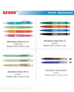 Foto alat tulis sekolah merk Kenko terlaris type Kenko MP-801 Pencil Mechanic Pensil Cetek Mekanik