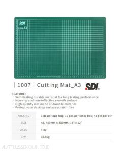 sample Image perlengkapan Tatakan Alas Potong Cutter SDI 1007 Cutting Mat (A3 / 18" x 12")