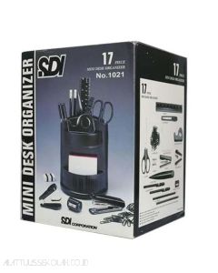 Foto alat tulis merk SDI terlaris type SDI 1021 Desk Organizer 17 Pieces Stationery Set ATK Meja Lengkap