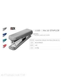 Contoh perlengkapan Kantor SDI 1105 Stapler No.10 Alat Jepret Kertas dan gambarnya