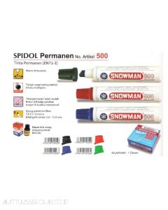 Gambar peralatan kantor Snowman 500 Jumbo Permanent Marker Red Spidol Merah dan aneka katalog Snowman grosir