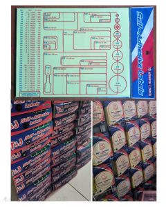 Foto alat tulis sekolah merk Tom&Jerry terlaris type Tom & Jerry Label Polos 97 Stiker Kertas