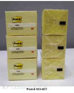 3M Post-it 653-4CY Sticky Note Canary Yellow 38x51mm