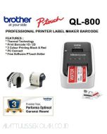 Brosur image atk Brother P-Touch QL-800 P-touch Labeller