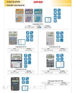 Foto Kalkulator saku Pocket Calculator Joyko 12 Digits CC-21 | CC-37 | CC-38 | CC-42 | CC-43 | PKC-0711HC merek Joyko