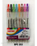 Contoh Pena Pulpen Joyko BallPen BPC-253 merek Joyko