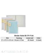 Contoh Binder Catatan Multiring isi Kertas Loose Leaf Joyko Binder Note B5-TP-P144 merek Joyko