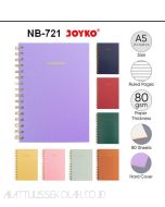 Foto Buku Tulis Catatan Diary Agenda Bergaris Spiral Hard Cover  Joyko Notebook NB-721 Golden Spiral merek Joyko