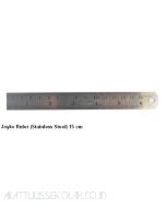 Gambar Mistar Penggaris Besi Panjang 15 cm Joyko Stainless Steel Ruler RL-ST15 merek Joyko