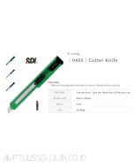 Foto alat tulis Kantor merk SDI terlaris type SDI 0405 Cutter Knife (A-300) Pisau Kater Kecil