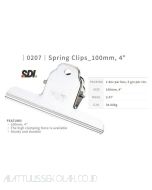 Gambar peralatan kantor SDI 0207 Spring Clips (4") Stainless Steel (Paper Clips) Klip Penjepit dan aneka katalog SDI grosir