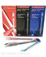 Gambar atk Pena Ballpoint type Snowman Ballpoint V-1 Medium 1.0mm Red Pena Pulpen