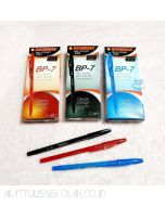 sample Image alat tulis Pena Pulpen Snowman Ballpoint BP-7 Semi Gel Blue