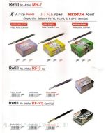 Katalog peralatan kantor Snowman RF-3 Refill Ballpoint V-3 Red Isi Pena Tinta Merah dan gambarnya